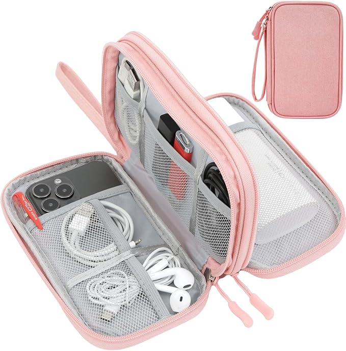 CAAORDKSO Electronic Cable Organizer Bag, Travel Electronic Accessories Carry by Unknown
