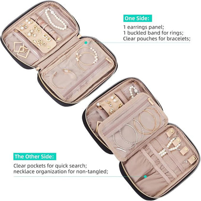 NISHEL Travel Jewelry Case, Holiday Organizer - Image 3