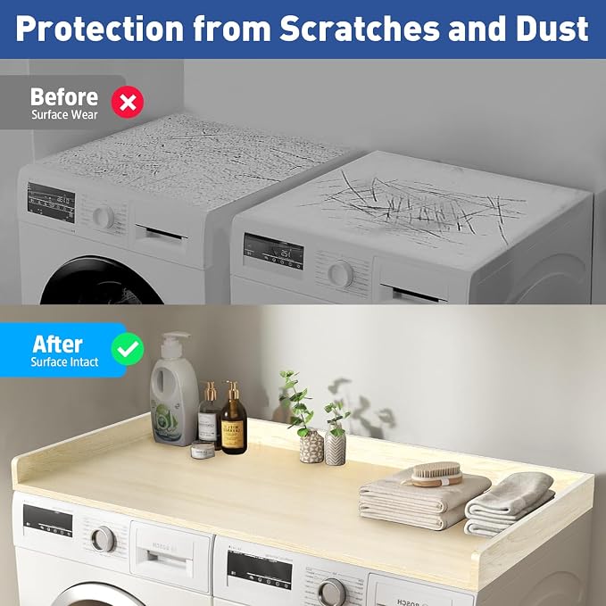 Washer Dryer Countertop: 27.5" x 54" Laundry Topper - Image 5