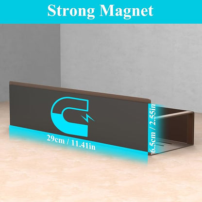 Metal Magnetic Spice Rack for Refrigerator Bronze, 4 Pack | Magnetic Shelves - Image 3