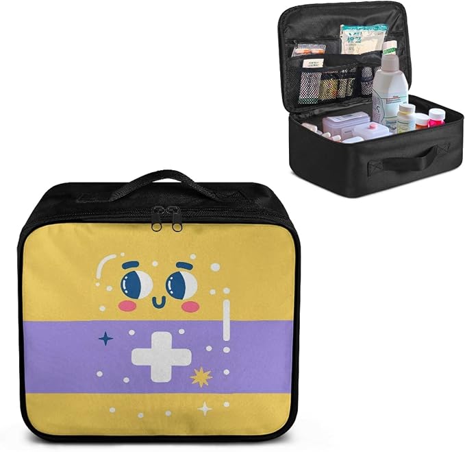 Family Medicine Storage Bag Pill Bottle Organizer - Image 5