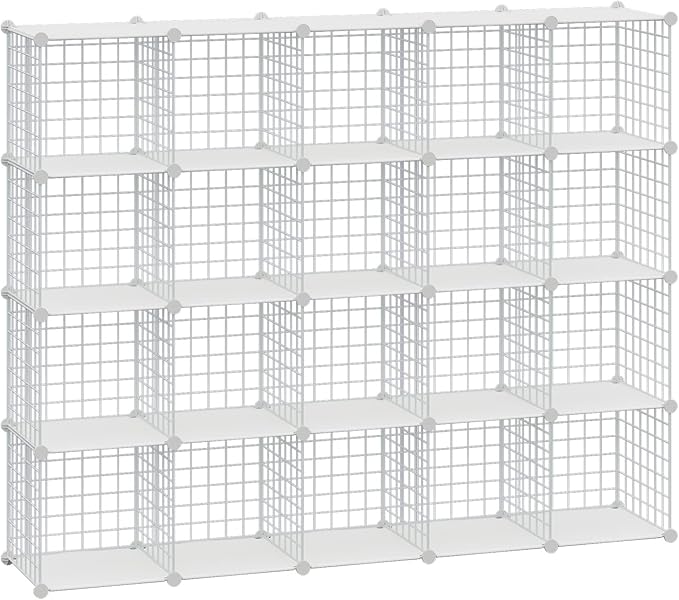 HUBSON Wire Cube Storage Organizer, Book/Toy/Craft/Potted Plants and petCloset by HUBSON