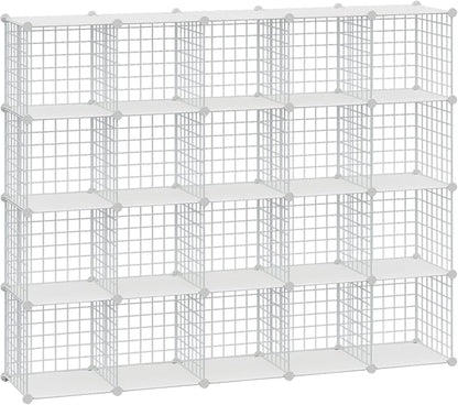 HUBSON Wire Cube Storage Organizer, Book/Toy/Craft/Potted Plants and petCloset by HUBSON