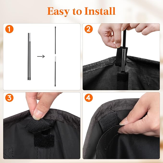Lifewit Triple Laundry Hamper - Image 3