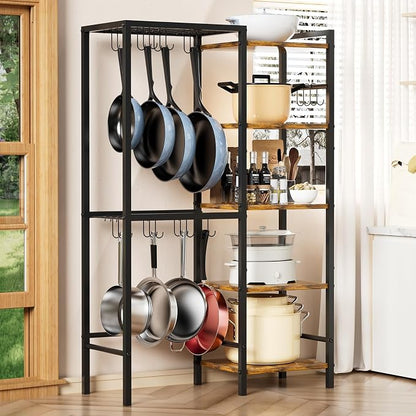 5-Tier Pot and Pan Organizer Rack by OMISRUIS