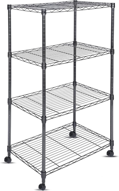Whitmor 4 Tier Shelving Unit, Adjustable Storage Shelves by Whitmor