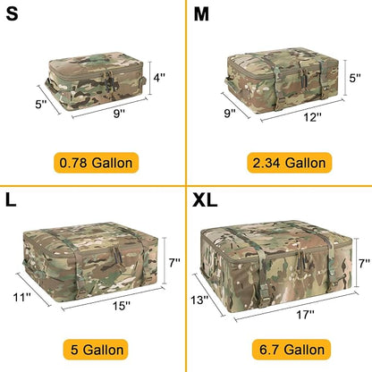 PETAC GEAR 4 PCS Tactical Modular Packing Cubes - Image 3