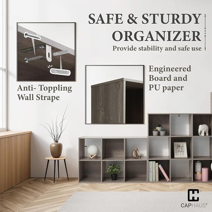 CAPHAUS Sturdy Room 11-Inch Cube Storage Organizer Shelf, - Image 5
