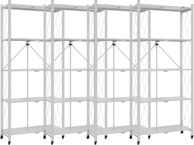 DEANIC 5 Tier Foldable Storage Shelves by ShowNow