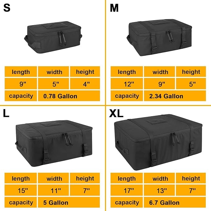 PETAC GEAR 4 PCS Tactical Modular Packing Cubes - Image 3