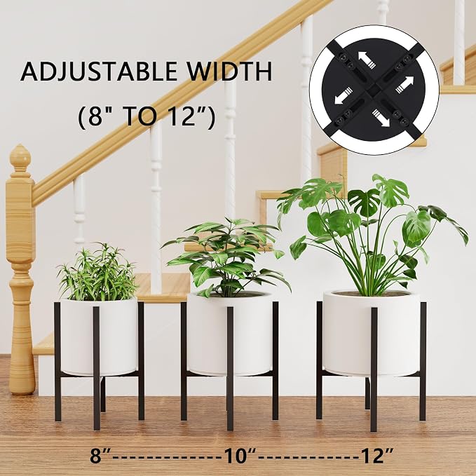 Linpla Adjustable Metal Plant Stand Indoor Outdoor - Image 3