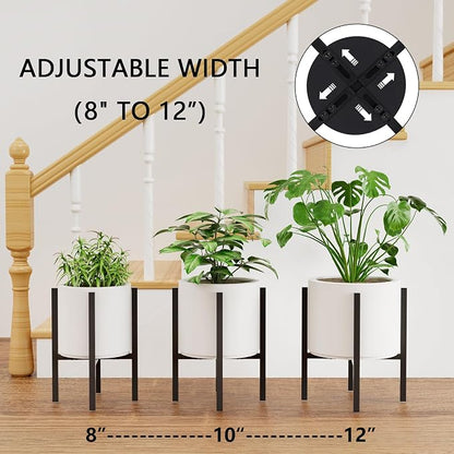 Linpla Adjustable Metal Plant Stand Indoor Outdoor - Image 3