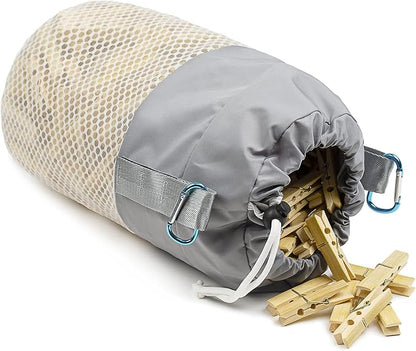 Mesh Clothespin Bag Holder Outside, Ventilation and Moisture Resistance - Image 7