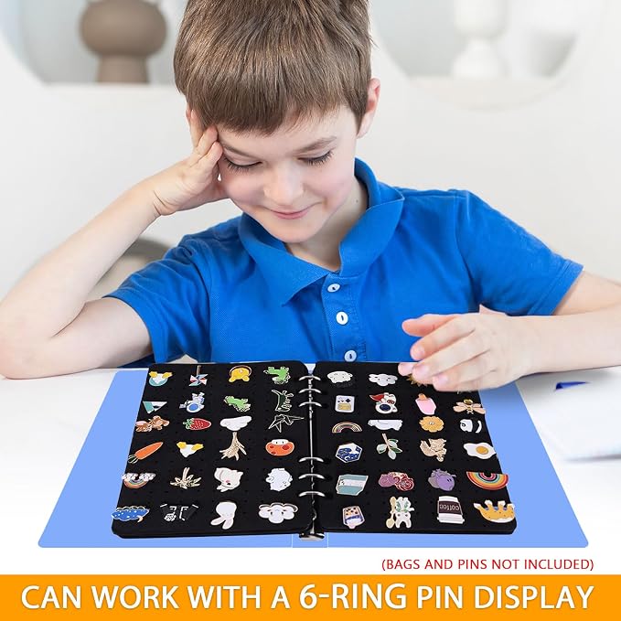 A5 Enamel Pin Display Pages, Creative Pin Collection - Image 5