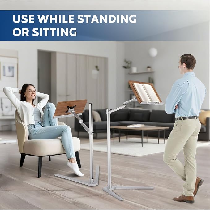 FAHKNS Book Stand for Reading，Multifunctional Book Stand for Reading - Image 2