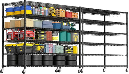PrimeZone 6 Tier 80.7" H x 55.5" W x 24" D Wire Shelving by PrimeZone