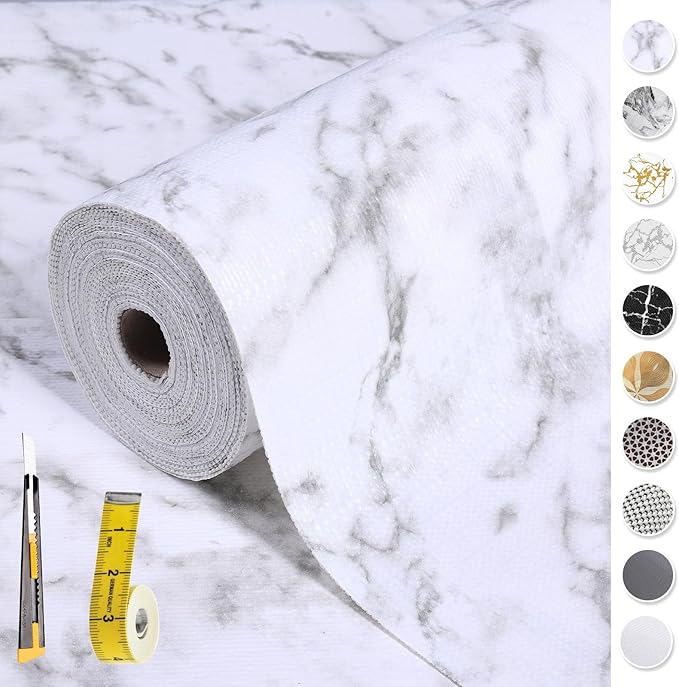 2-Layer Drawer and Shelf Liner for Kitchen Cabinet: 35.4 in X 39.5 Ft Non Slip by Kimhan