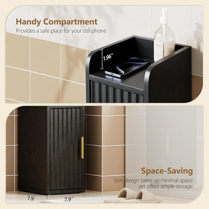 Yoobure Small Bathroom Storage Cabinet - Image 7