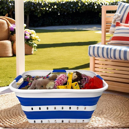 SAMMART 42L Collapsible Plastic Laundry Basket - Image 4