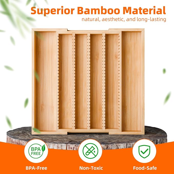 Simple Trending Bamboo Coffee Pod Holder Drawer, Expandable K Cup Pod Storage - Image 7