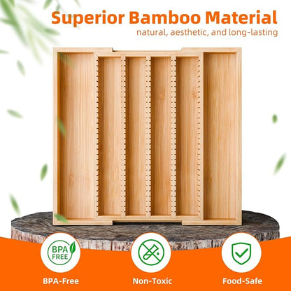 Simple Trending Bamboo Coffee Pod Holder Drawer, Expandable K Cup Pod Storage - Image 7