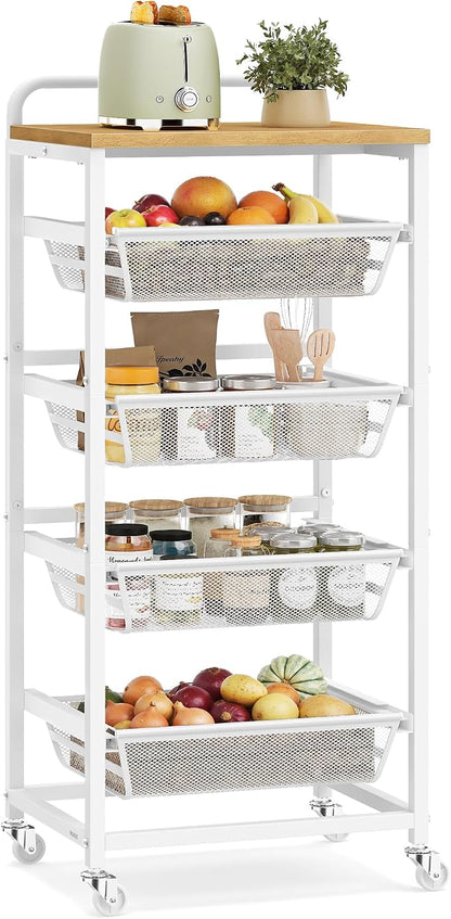VASAGLE Storage Rolling Cart by Unknown