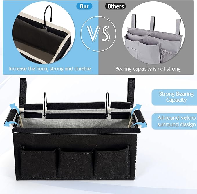 Bedside Storage Caddy/Bedside Hanging Storage Bag - Image 5