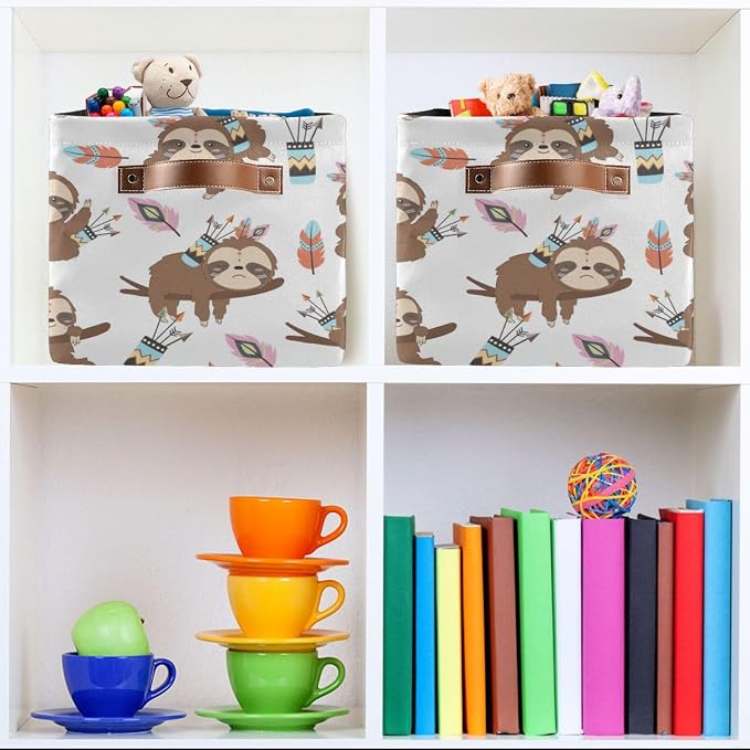 ZAZYXTJ Cute Sloth Storage Basket - Image 6