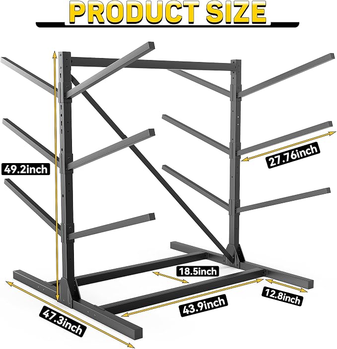 Ultrawall Kayak Storage Rack, Freestanding Kayak Racks - Image 2