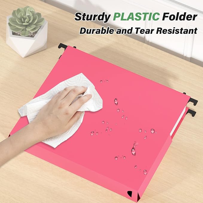 Ansook Hanging File Folders Letter Size Extra Capacity, Heavy Duty 2" - Image 3