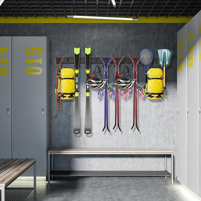 Garage Tool Organizer Wall Mounted, 64 Inches Adjustable Garden Tool Organizer - Image 7