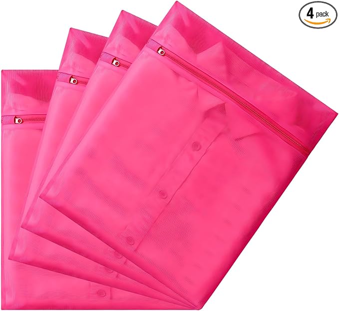 4 pack Mesh Laundry Bags, Mesh Wash Bags, Lingerie Bags by Unknown