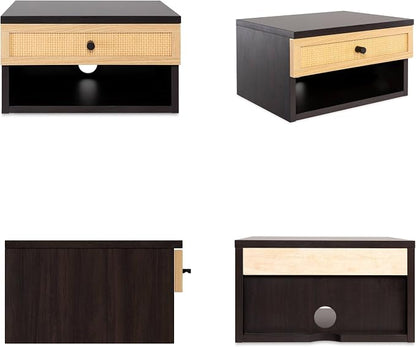 JONATHAN Y NST2000A Celerie 15.71" Mid-Century Modern Floating Wall Mounted - Image 5