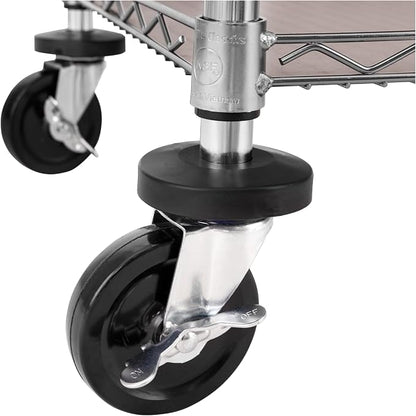 Seville Classics UltraDurable NSF Commercial Heavy Duty Metal Rolling Utility - Image 7