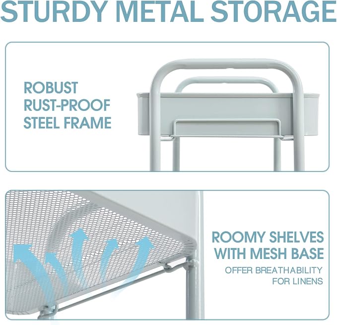 TOOLF 3-Tier Rolling Cart - Image 3
