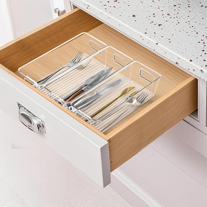 Clear Plastic Storage Bins 8 Pack - Image 7