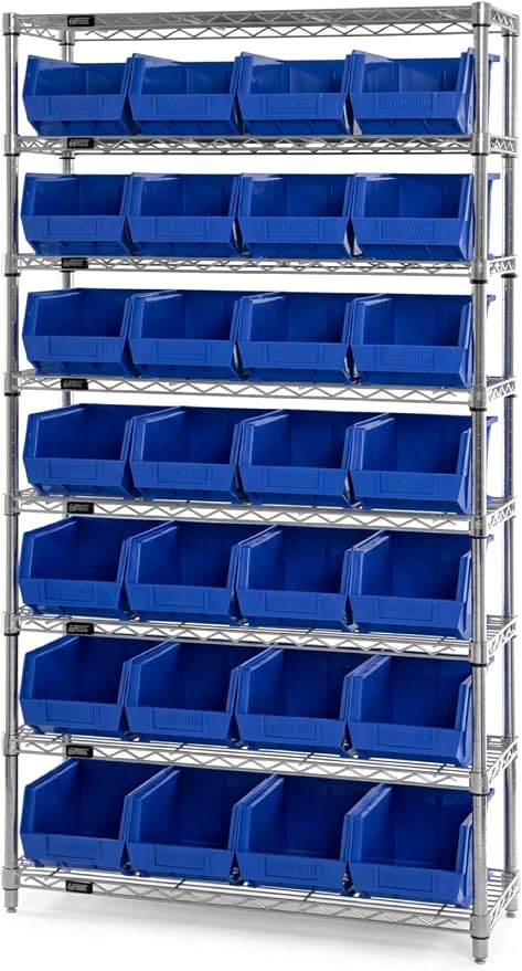 Quantum Storage QUS238 Heavy-Duty Stackable Plastic Storage Bins - Image 5