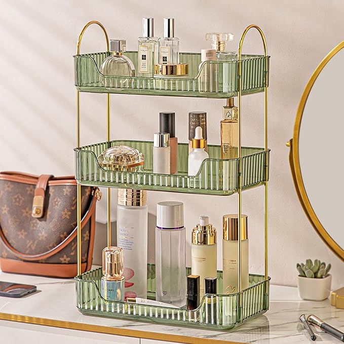Aveniee Bathroom Counter Organizer, 3 Tier Perfume Skin Care Countertop Storage by Aveniee
