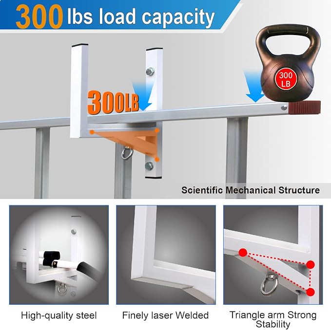 Ladder Rack for Trailer, Side Mount Heavy Steel Ladder Rack - Image 7