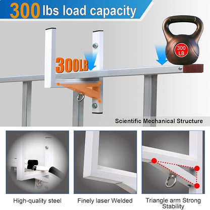 Ladder Rack for Trailer, Side Mount Heavy Steel Ladder Rack - Image 7