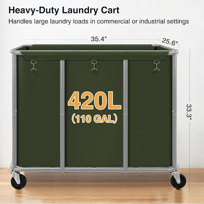 STO STO Commercial Laundry Cart - Image 4