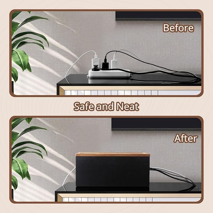 Wood Cable Management Box - Image 5