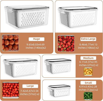 KEMETHY 10 Pack Fruit Storage Containers - Image 2