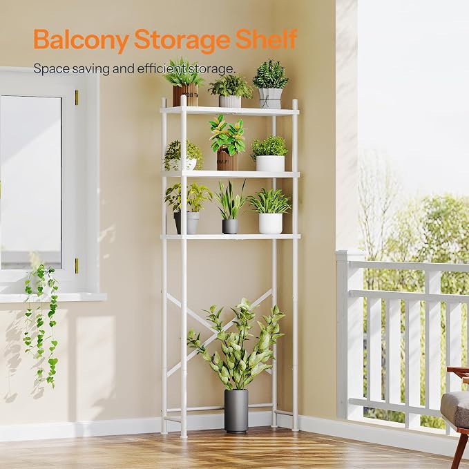 HOOBRO Over the Toilet Storage, 3-Tier Over Toilet Bathroom Organizer, - Image 6