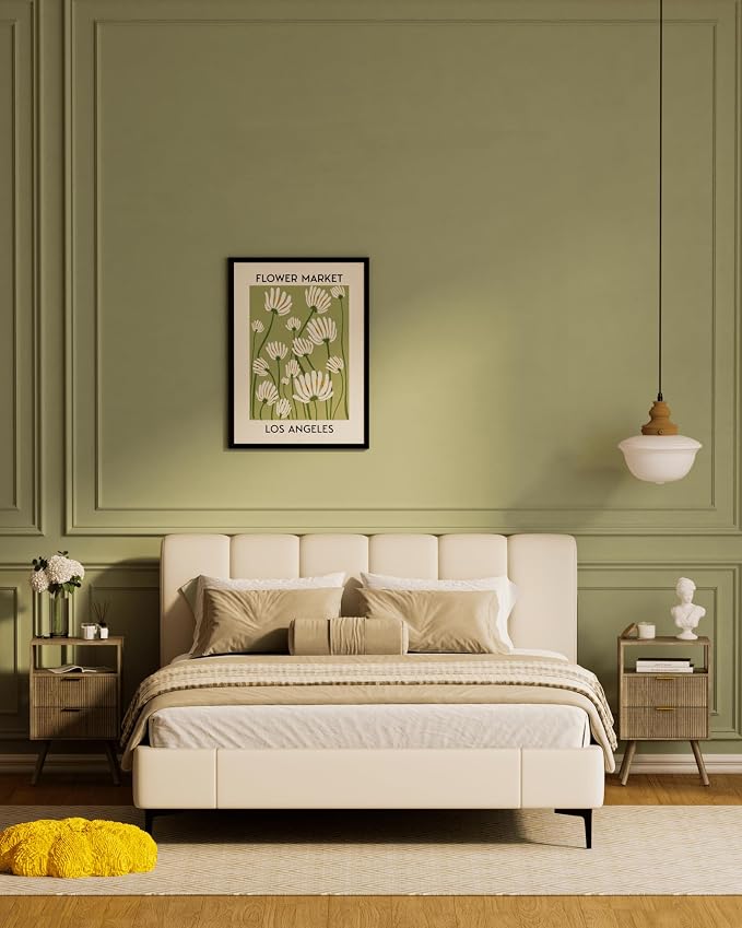 Grey Nightstand, Modern Bedside Table - Image 7
