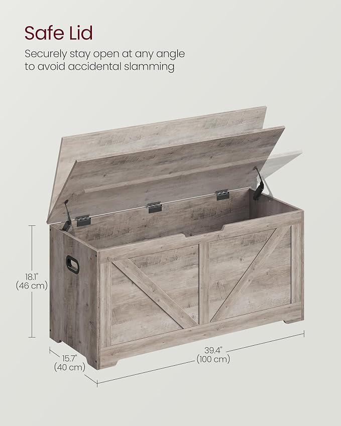 VASAGLE Storage Chest, Storage Trunk - Image 3