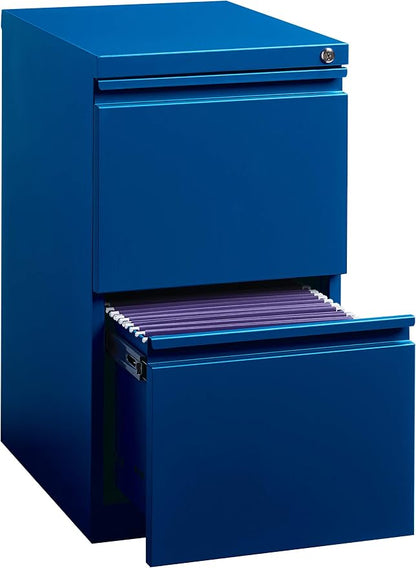 20 Inch Deep Metal Mobile Pedestal File 2 Drawer File-File - Image 6