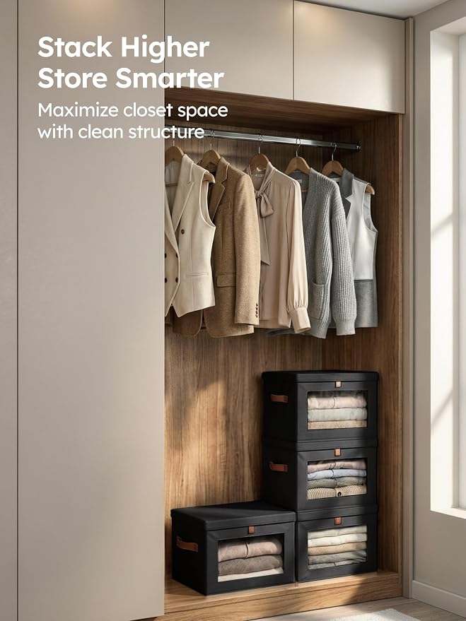 Homsorout Medium Fabric Storage Bins - Image 3