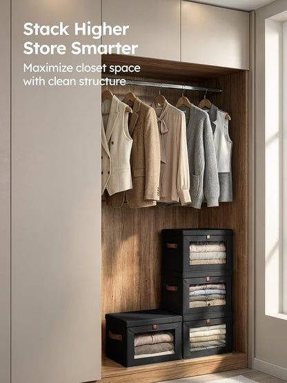 Homsorout Medium Fabric Storage Bins - Image 3