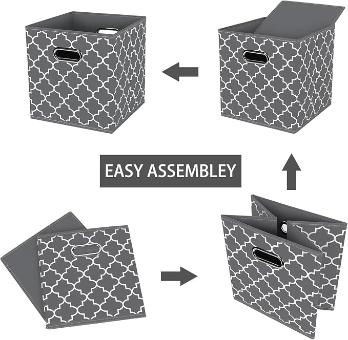 Fabric Cloth Storage Bins, Fabric Cube Organizer - Image 6